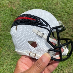 Custom Blinged Alternate Atlanta NFL Mini Helmet