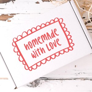 Homemade with Love Tags, Printable Cookie Day Tags, Modern Gift Tag Handmade Gifts, Teacher Appreciation Card, Instant Digital Download PDF