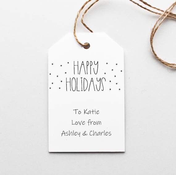Free Printable Christmas Gift Tags - The Happier Homemaker
