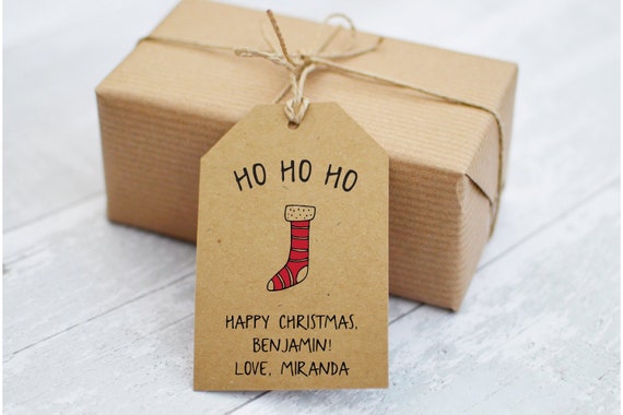 Christmas Gift Tags Printable Editable Template
