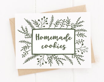 Printable Cookie Tags | Cookie Tags for Teachers | For Appreciation | Homemade Cookies Tags | Cookie Bag Tag | Home Baked Goods Tags | PDF