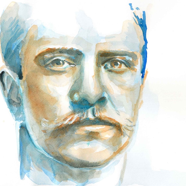 Teddy Roosevelt Painting Etsy