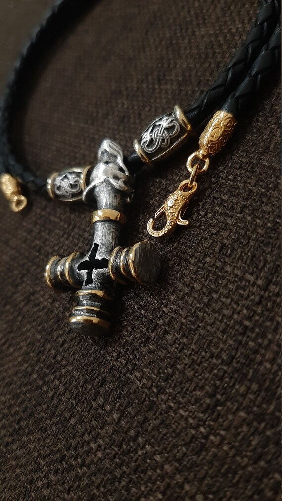 Thor Hammer Pendant Mjollnir Norse mythology jewelry jewelry | Etsy