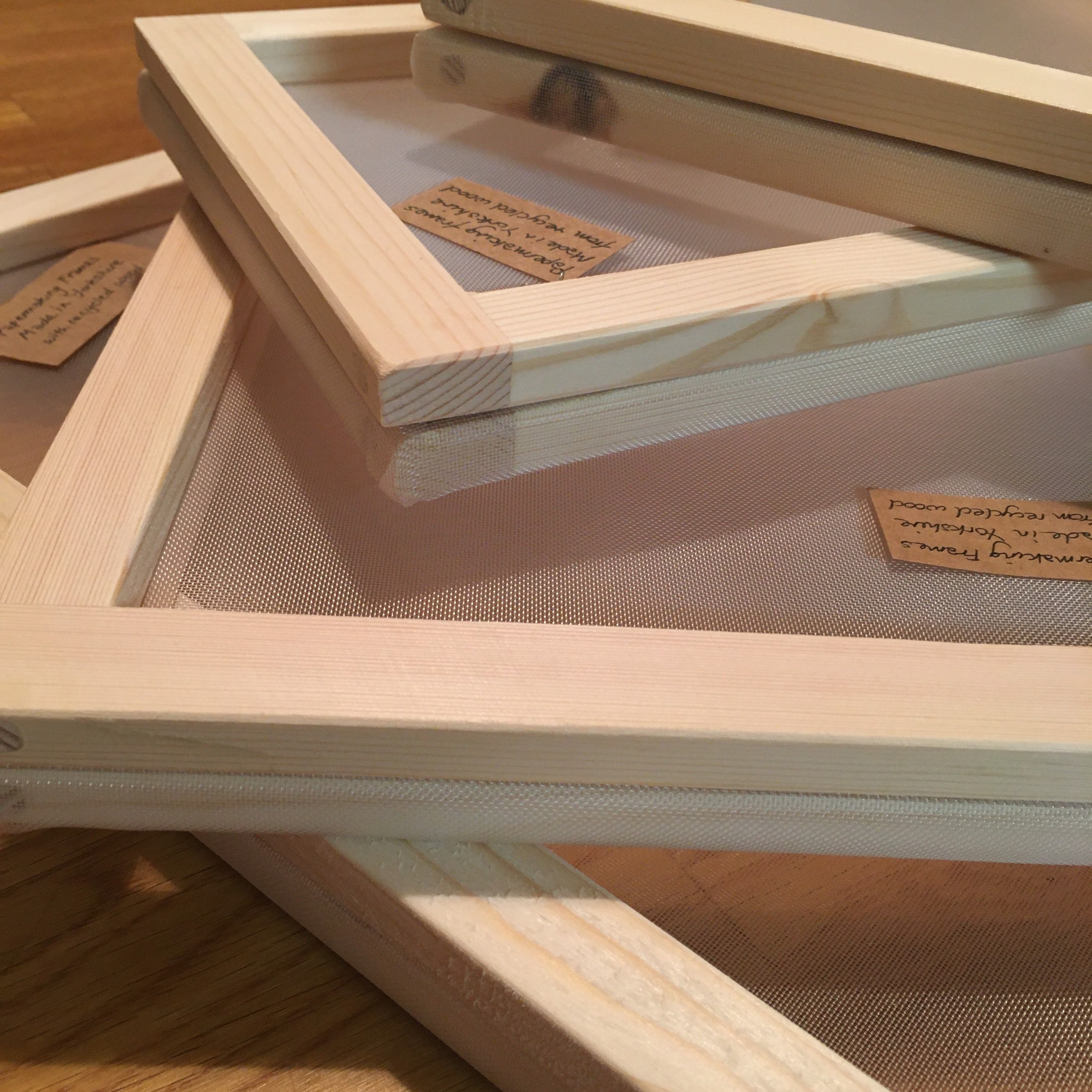 Maple Mould and Deckle Sets – the Papertrail