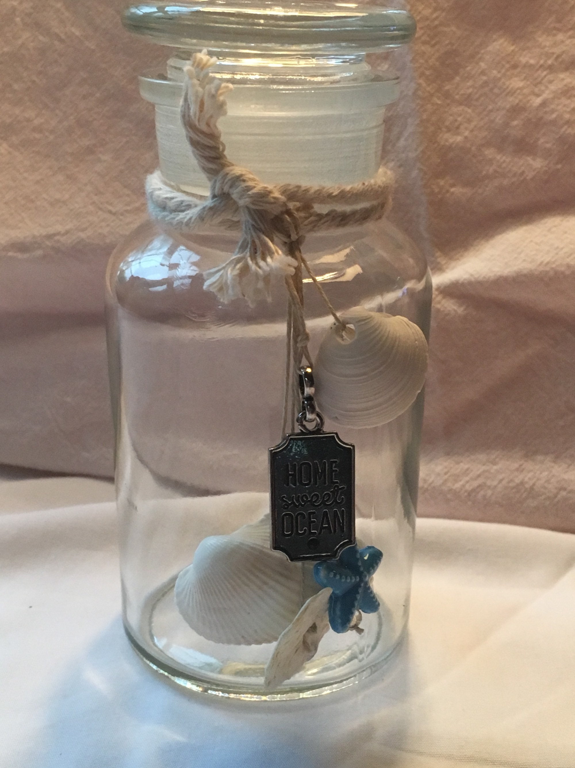 Vase decorated with sea shells Etsy