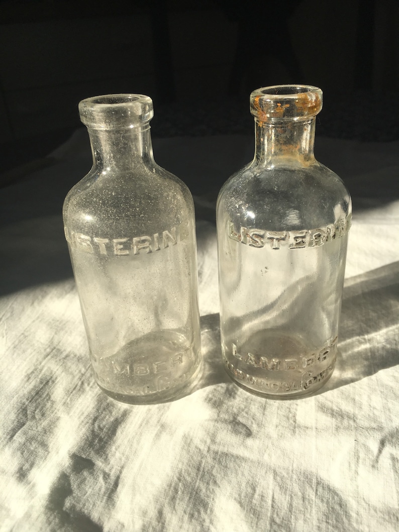Vintage Listerine Bottles - Etsy
