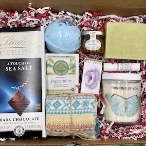 Hygge Gift Box, Sending a hug, Sympathy gift basket, Thinking of you, get well soon, feel better, Bereavement gift, Encouragement gift,