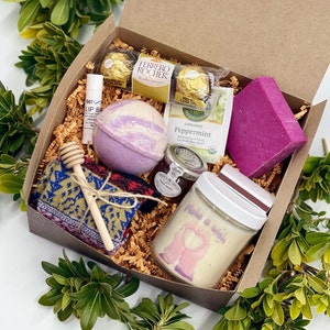 Make A Wish gift basket, hygge gift basket, cozy birthday gift for her, self love gift basket, sending hug, birthday gift basket, hygge box