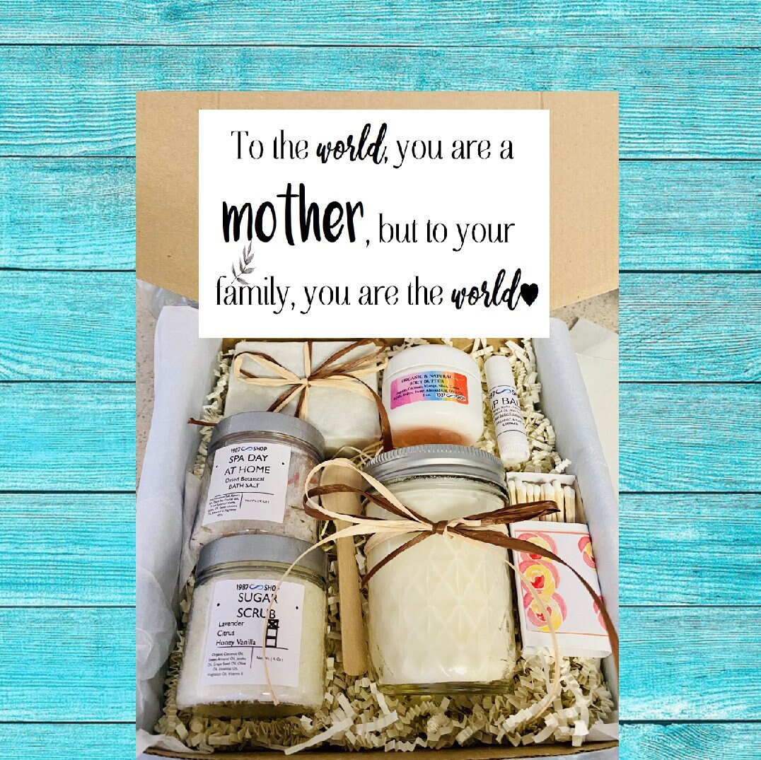 Mom Gift Box Gift For Mom Birthday Gift for Mother Natural Etsy