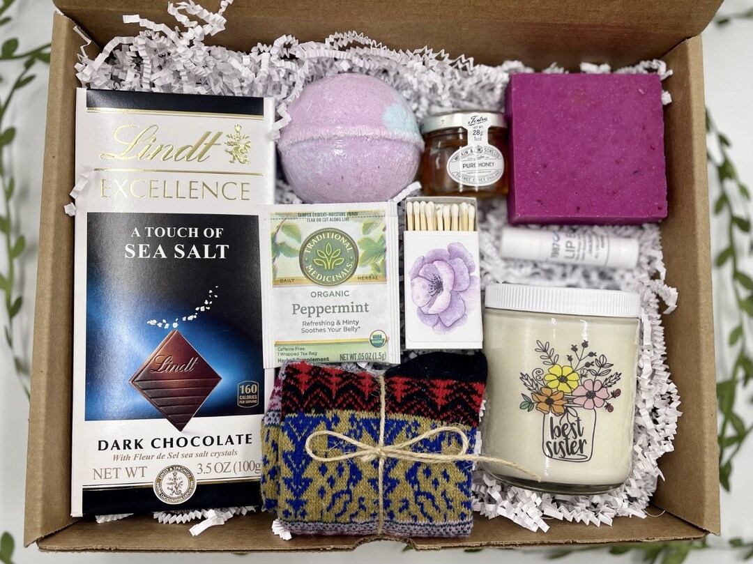 Best Sister Gift Box, Hygge Gift for Sister, Hygge Gift Basket, Self