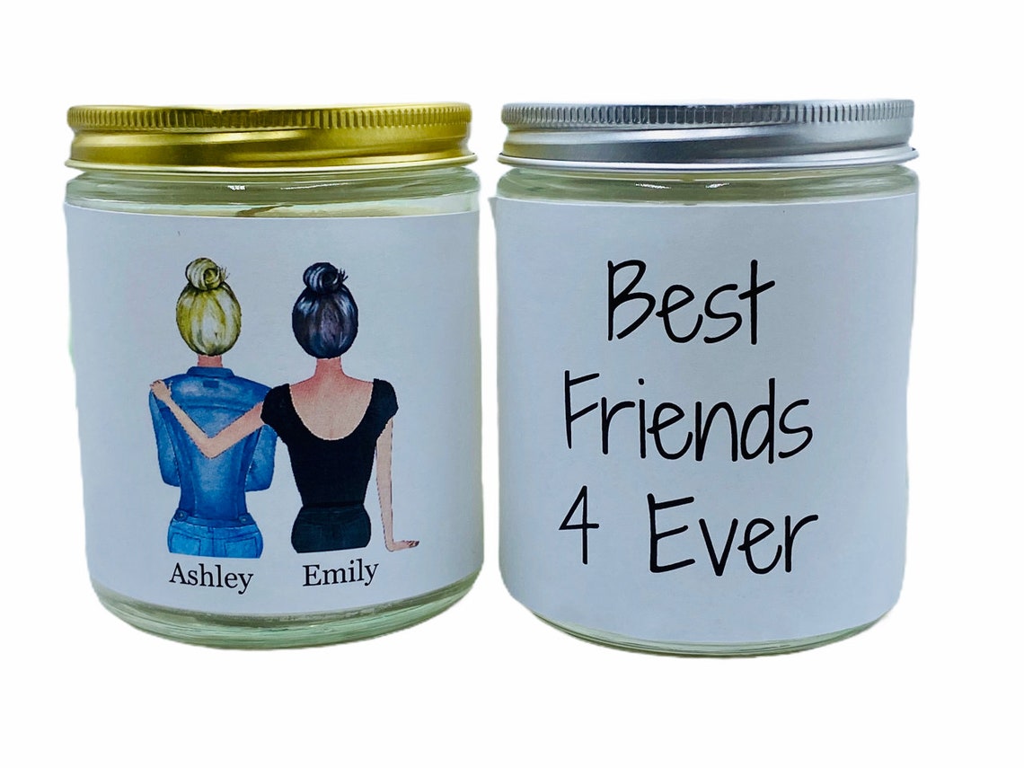 Personalized Candle Best Friend Gift Bestie Candle BFF Etsy