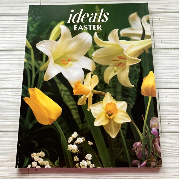 Ideals Easter, March 1995, Vintage, Junk Journal Supplies, Ideals Publication, Collage, Ephemera Making