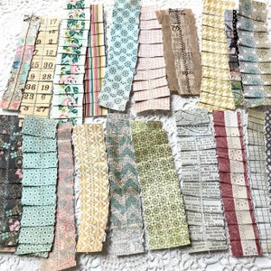Paper Ruffle Variety Pack of 20, Junk Journal Embellishments ...