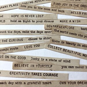 Tim Holtz Tiny Text Stamped on Coffee Dyed Paper/white Paper for ...