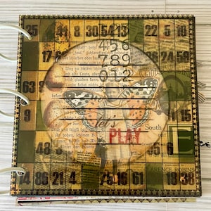 Handmade Art Journal Grungy Eclectic