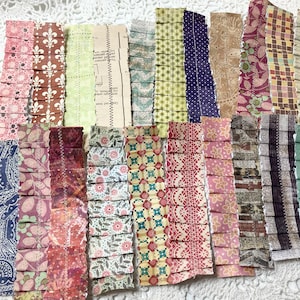 Paper Ruffle Variety Pack of 20, Junk Journal Embellishments ...