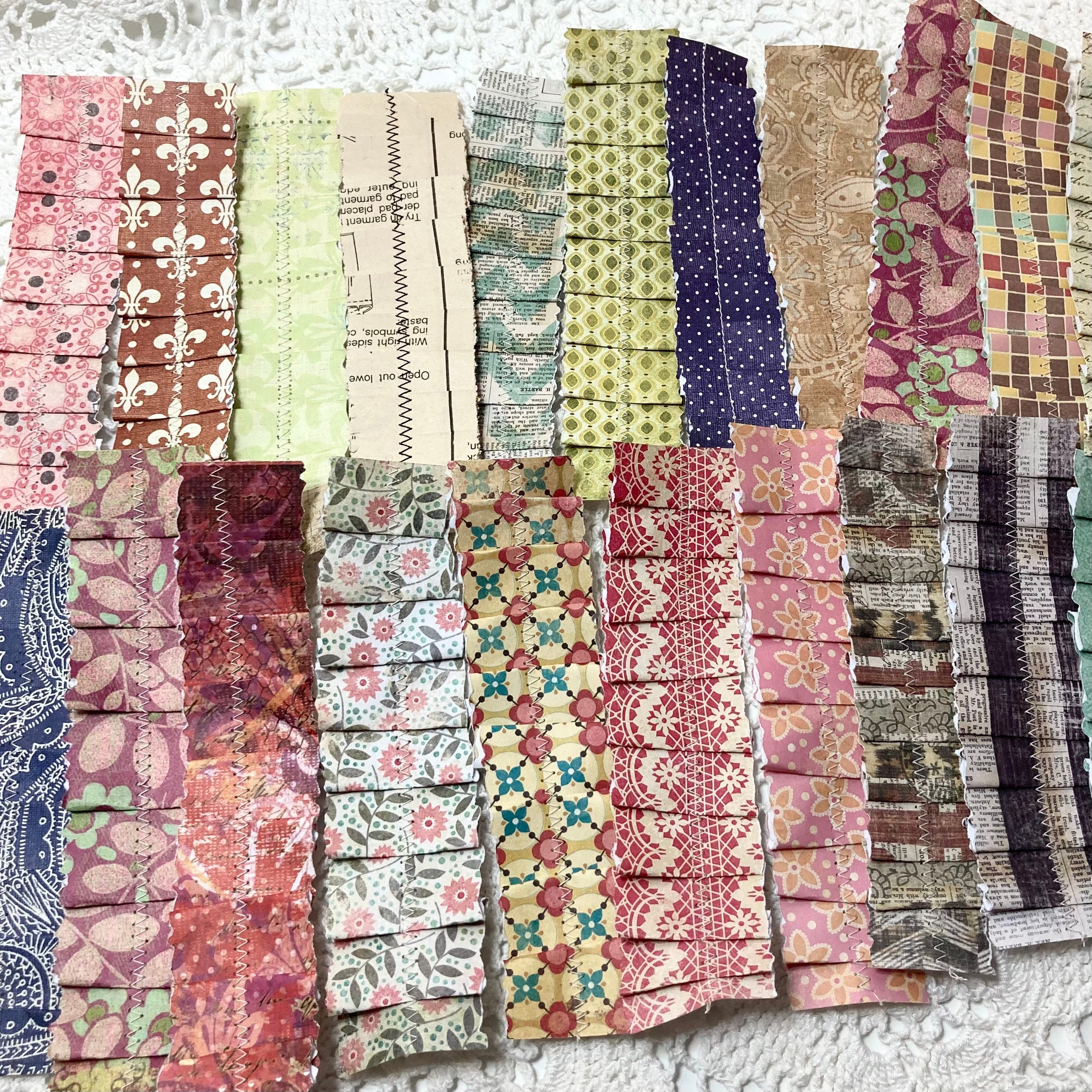 Paper Ruffle Variety Pack of 20, Junk Journal Embellishments ...