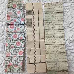 Paper Ruffle Variety Pack of 20, Junk Journal Embellishments ...
