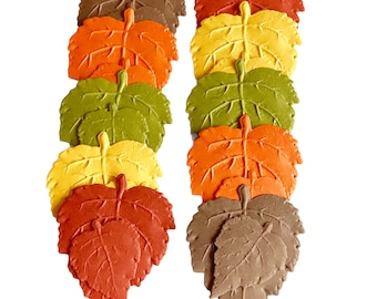 Tim Holtz Leaf Impresslits Die Cuts, Fall Colors, Junk Journals, Embellishments, Scrapbooks, Card Making, Autumn, Fall, Thanksgiving