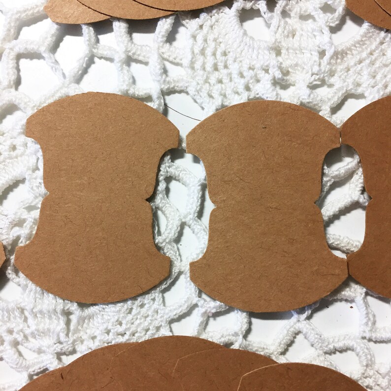 Whale tail tab punch from Stampin' Up punch kraft color Etsy