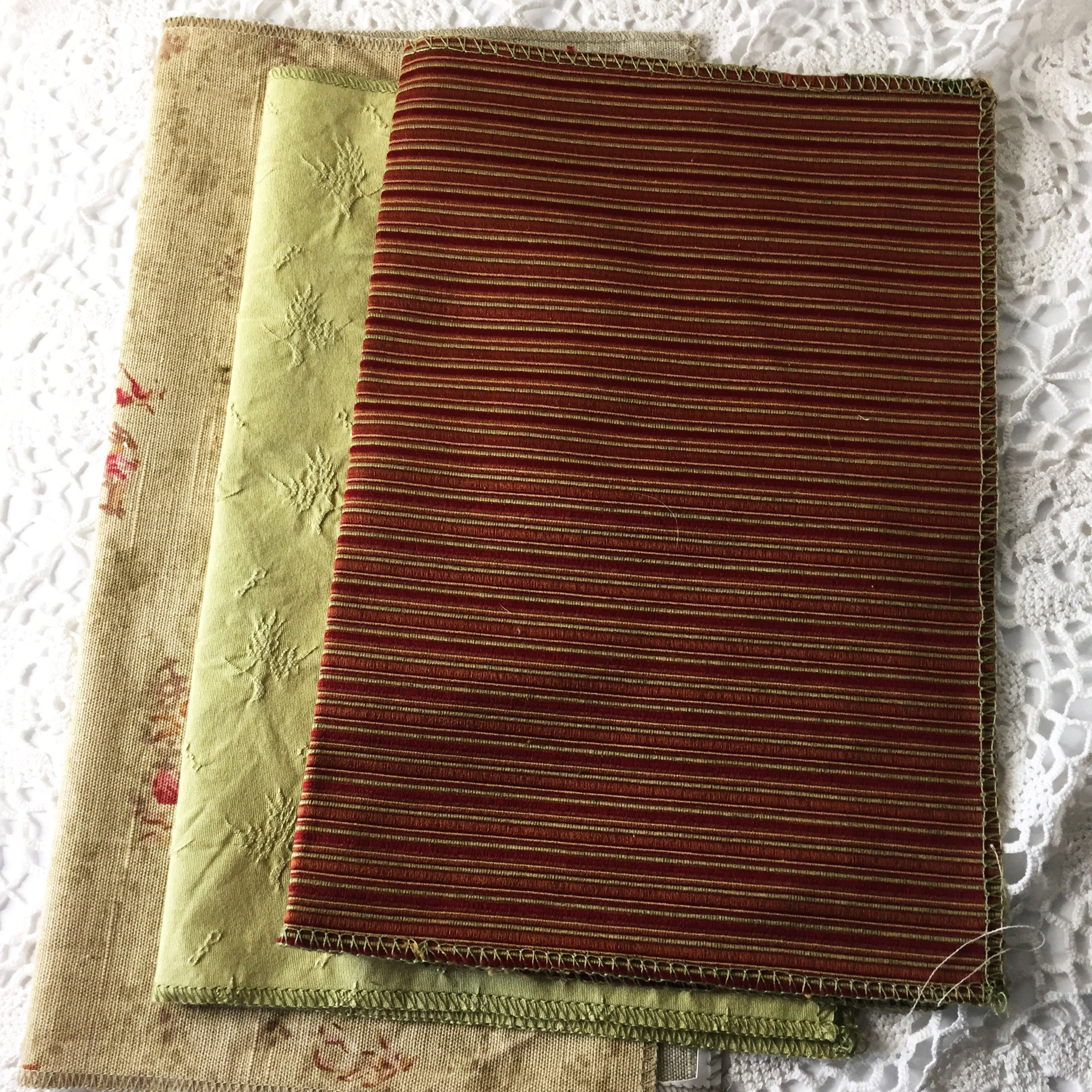 Upholstery Fabric Samples Set of 3 for Journal Covers Small Etsy