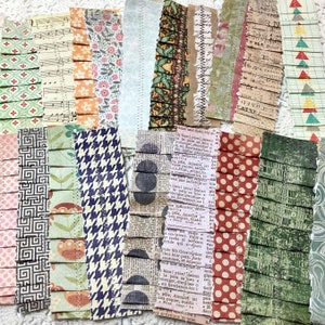 Paper Ruffle Variety Pack of 20, Junk Journal Embellishments, Scrapbooking, Paper Crafting