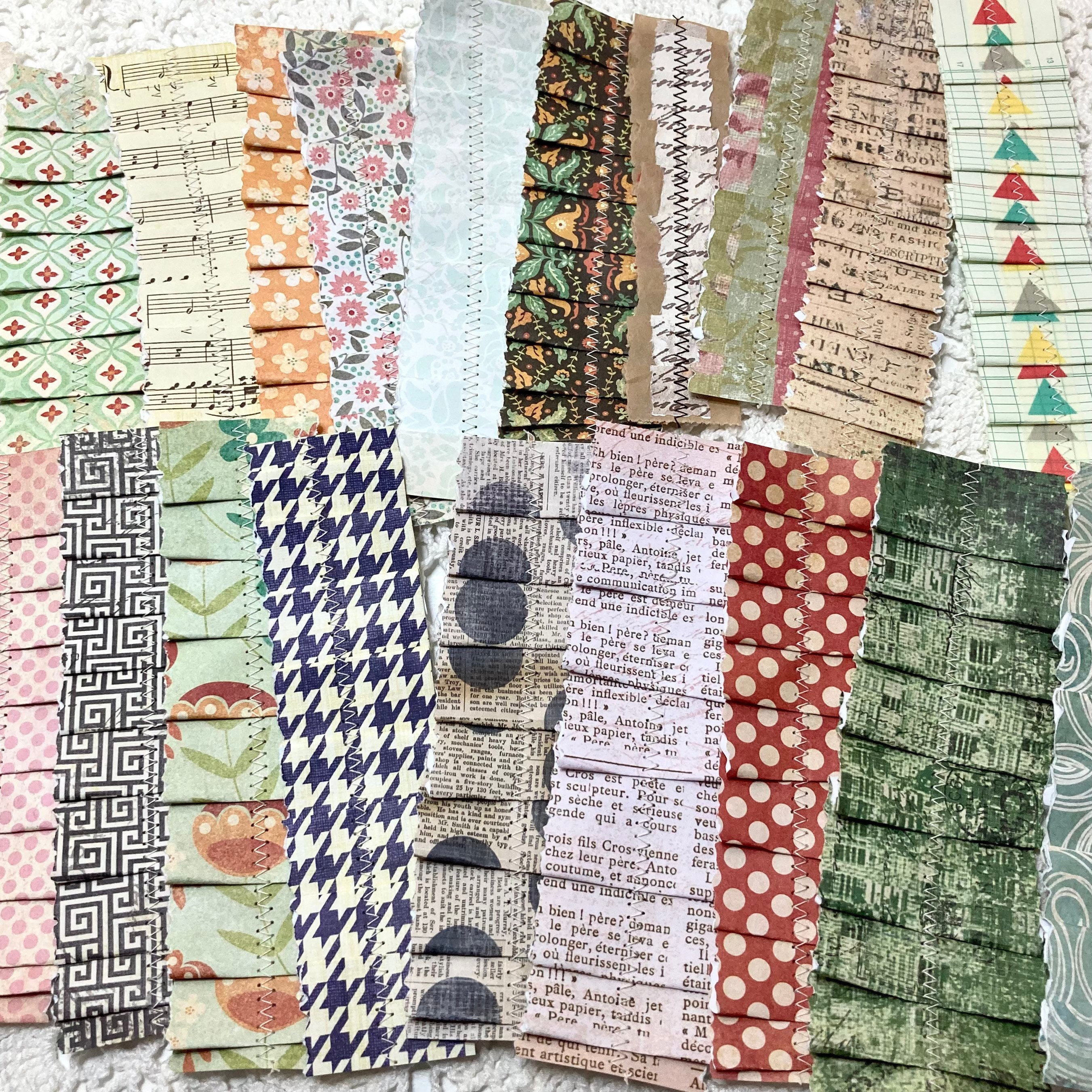 Paper Ruffle Variety Pack of 20, Junk Journal Embellishments, Scrapbooking, Paper Crafting