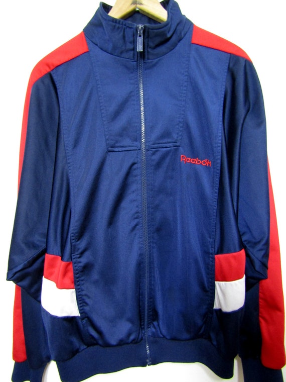 reebok jacket vintage blue