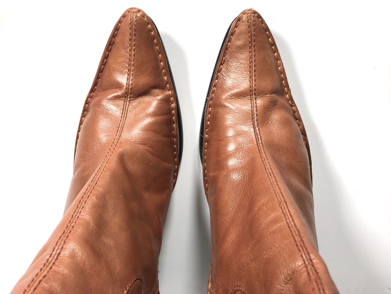 nine west cognac booties