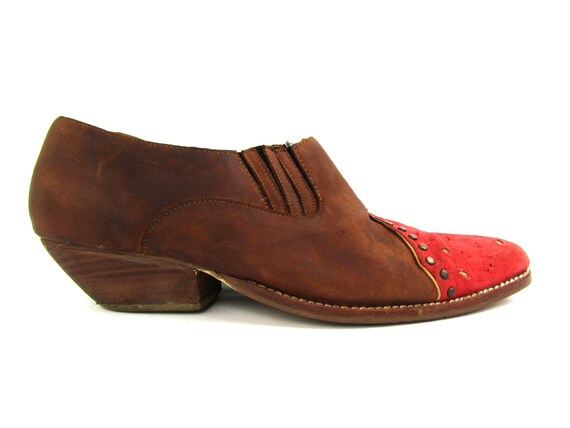 sz 8 | vintage Dolcis western booties 80s brown we