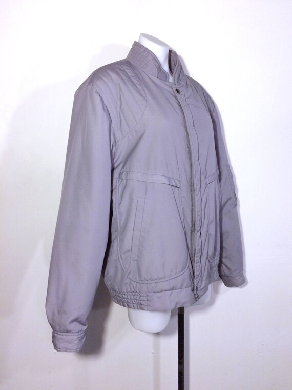 44/XL | gris de vintage des léger années 70 hommes UTEX matelassé bombardier léger des isolé veste manteau 69859d 44/XL | gris de vintage des léger années 70 hommes UTEX matelassé bombardier léger des isolé veste manteau 69859d