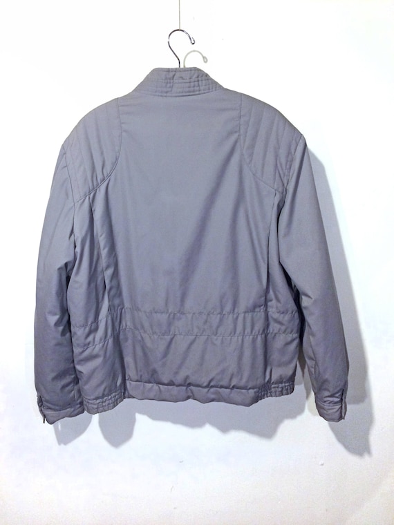 44/XL | gris de vintage des léger années 70 hommes UTEX matelassé bombardier léger des isolé veste manteau 69859d 44/XL | gris de vintage des léger années 70 hommes UTEX matelassé bombardier léger des isolé veste manteau 69859d