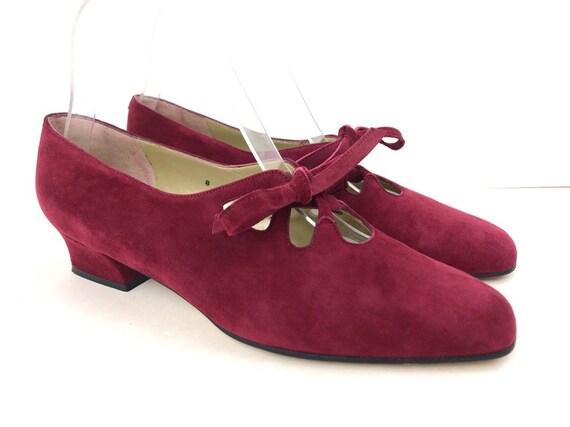 sz 8 | vintage 80s does 40s Pappagallo deco cutout