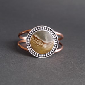 Wanderer Collection - Cripple Creek Picture Jasper Cuff