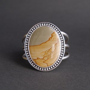 Wanderer Collection - Cripple Creek Picture Jasper Cuff