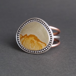 Wanderer Collection - Cripple Creek Picture Jasper Cuff