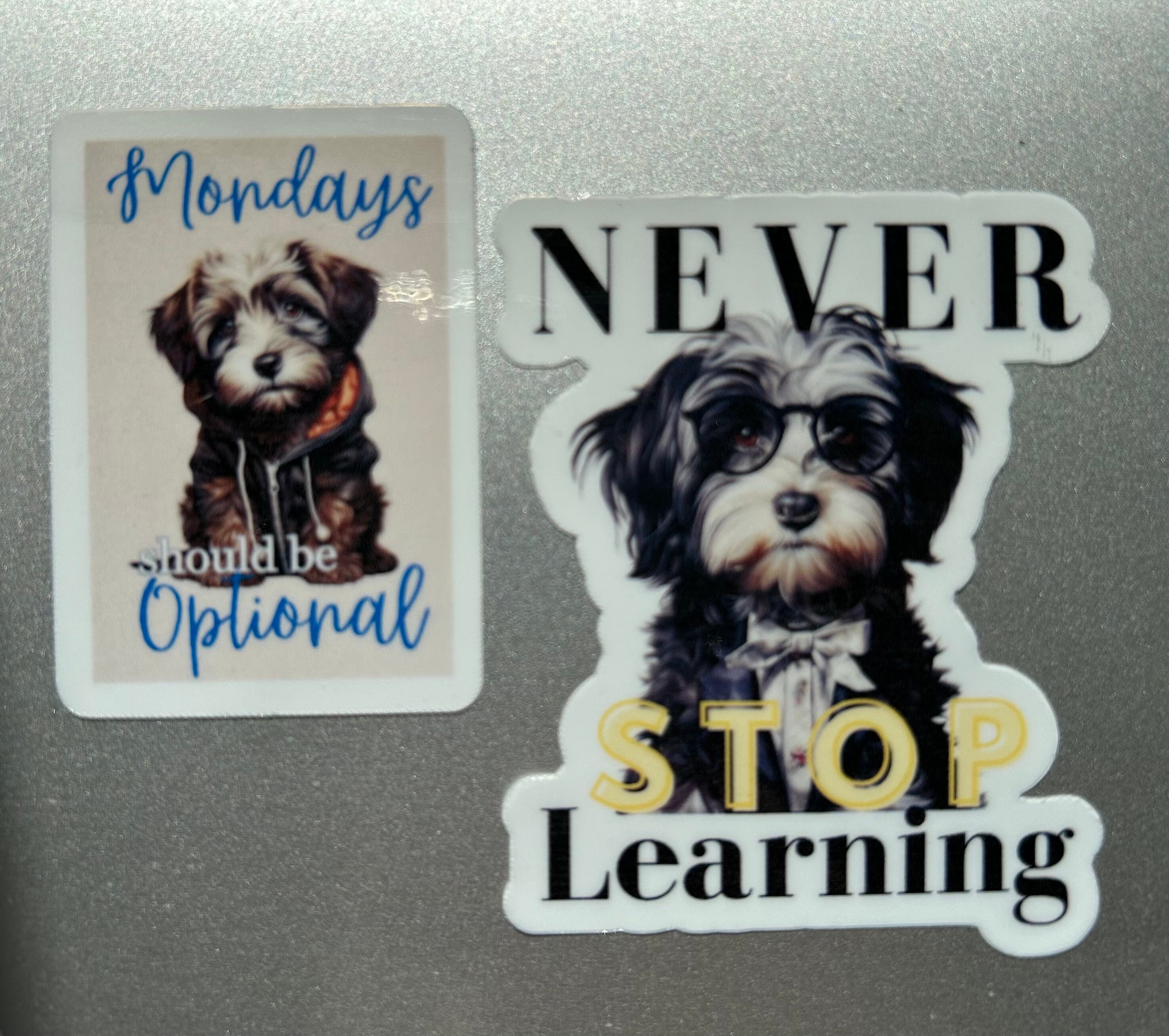 HAVANESE THEMED STICKERS I Pack of 12 Waterproof Vinyl Havanese Dog