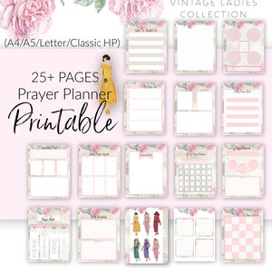 Prayer Planner Printable for War Binder Prayer Journal - Etsy