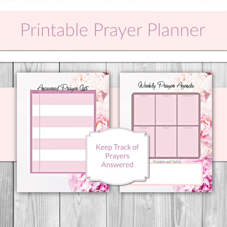 Printable Prayer Planner for War Binder Prayer Journal - Etsy