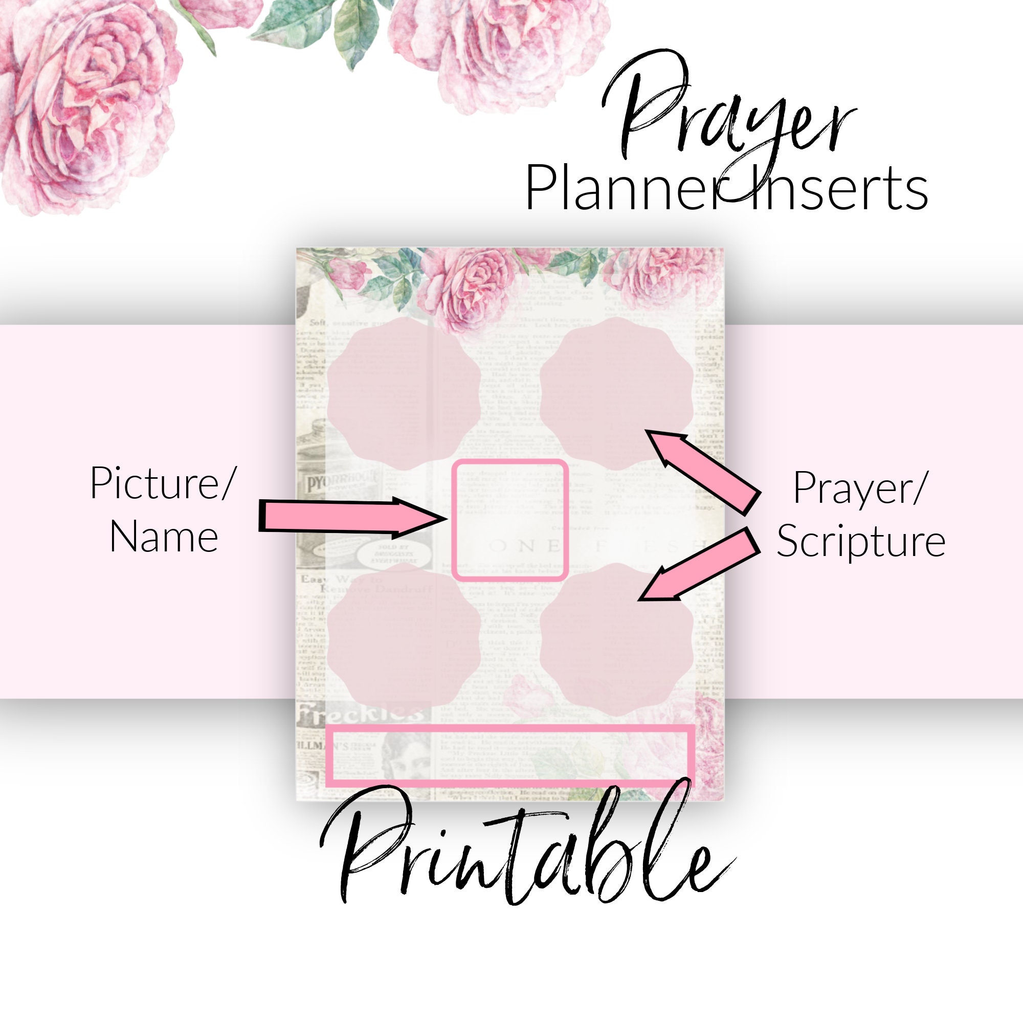 Prayer Planner Printable for War Binder Prayer Journal - Etsy