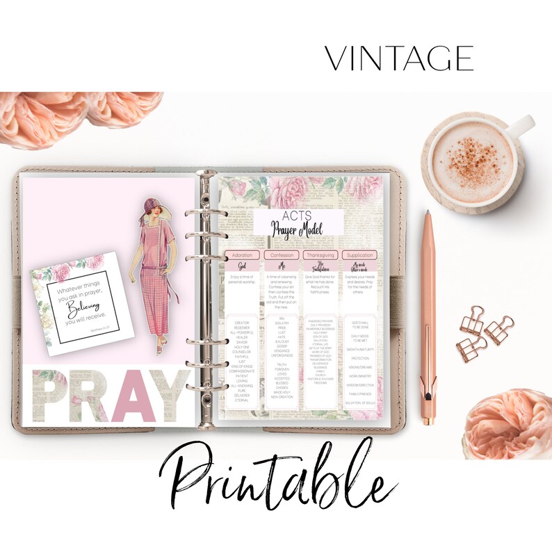 Prayer Planner Printable for War Binder Prayer Journal - Etsy