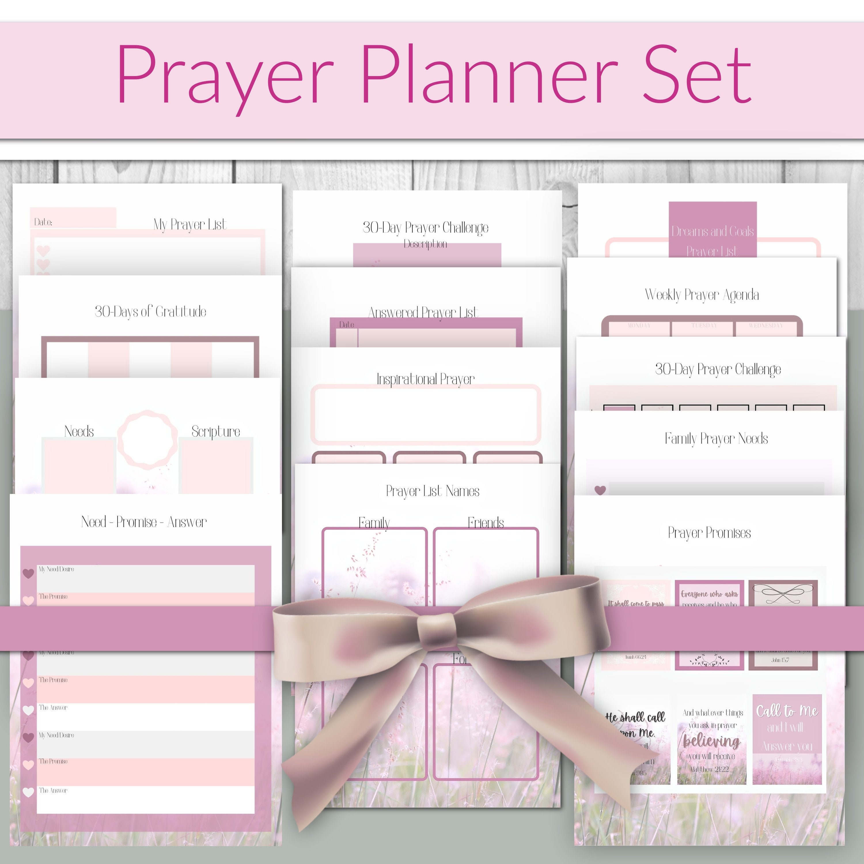 War Binder Printable Prayer Journal Prayer Planner A4, A5, Letter ...