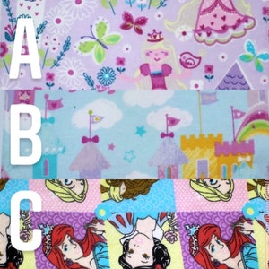 Princess Castle and Unicorn Rainbow Extra Large Receiving Blanket - 36&quot; x 42&quot;