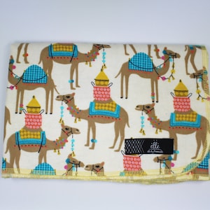 Camel Moroccan Extra Large Receiving Blanket - 36&quot; x 42&quot;