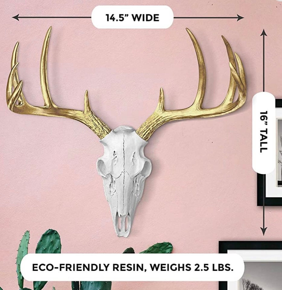 Jeweled Deer Skull Etsy