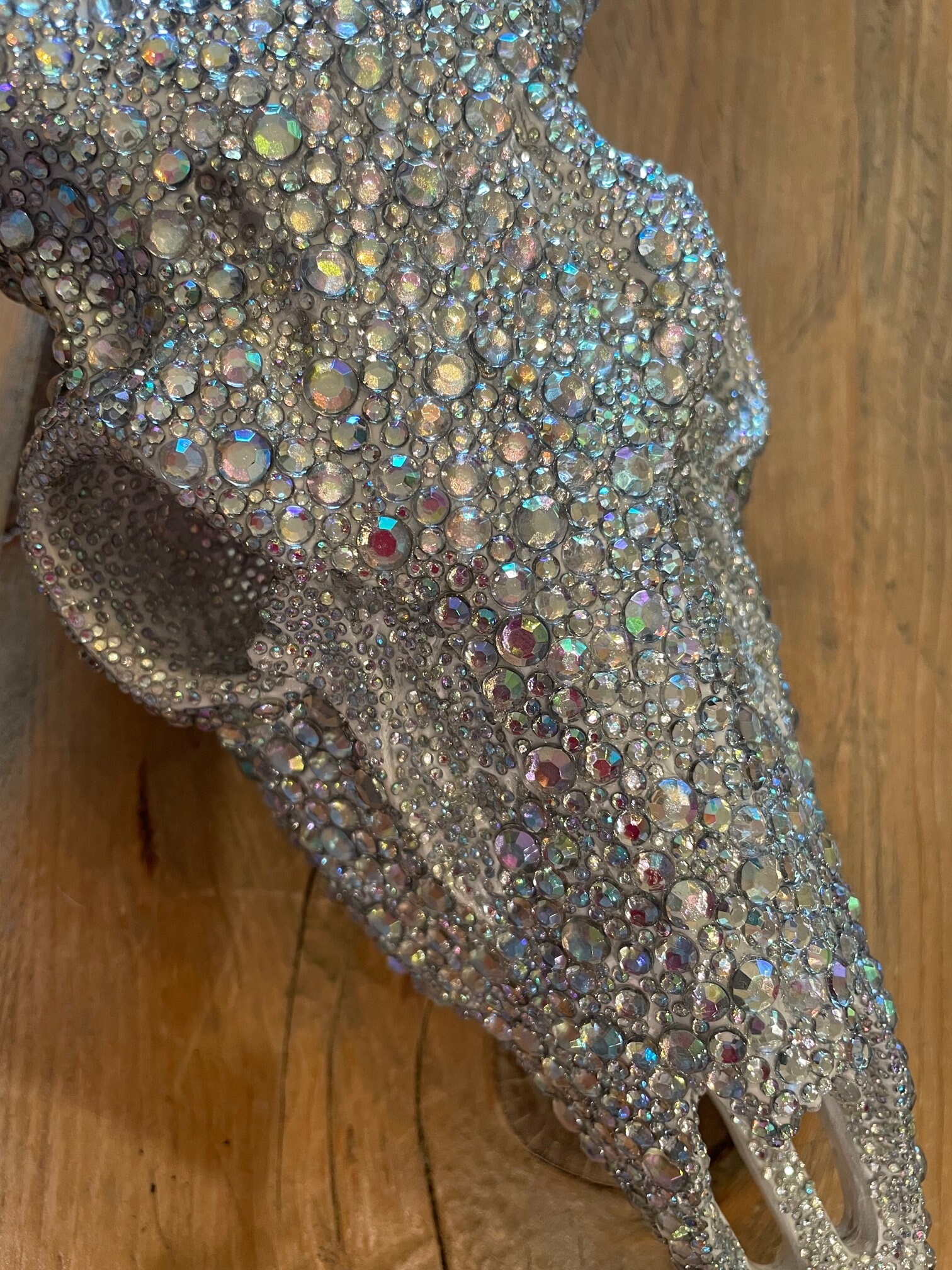 Jeweled Deer Skull Etsy