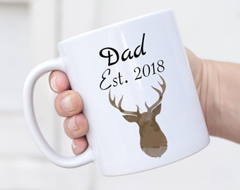 dad est 2018 mug