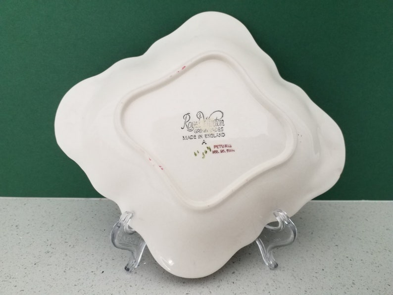 Vintage Royal Winton England Pink Petunia Serving Plate