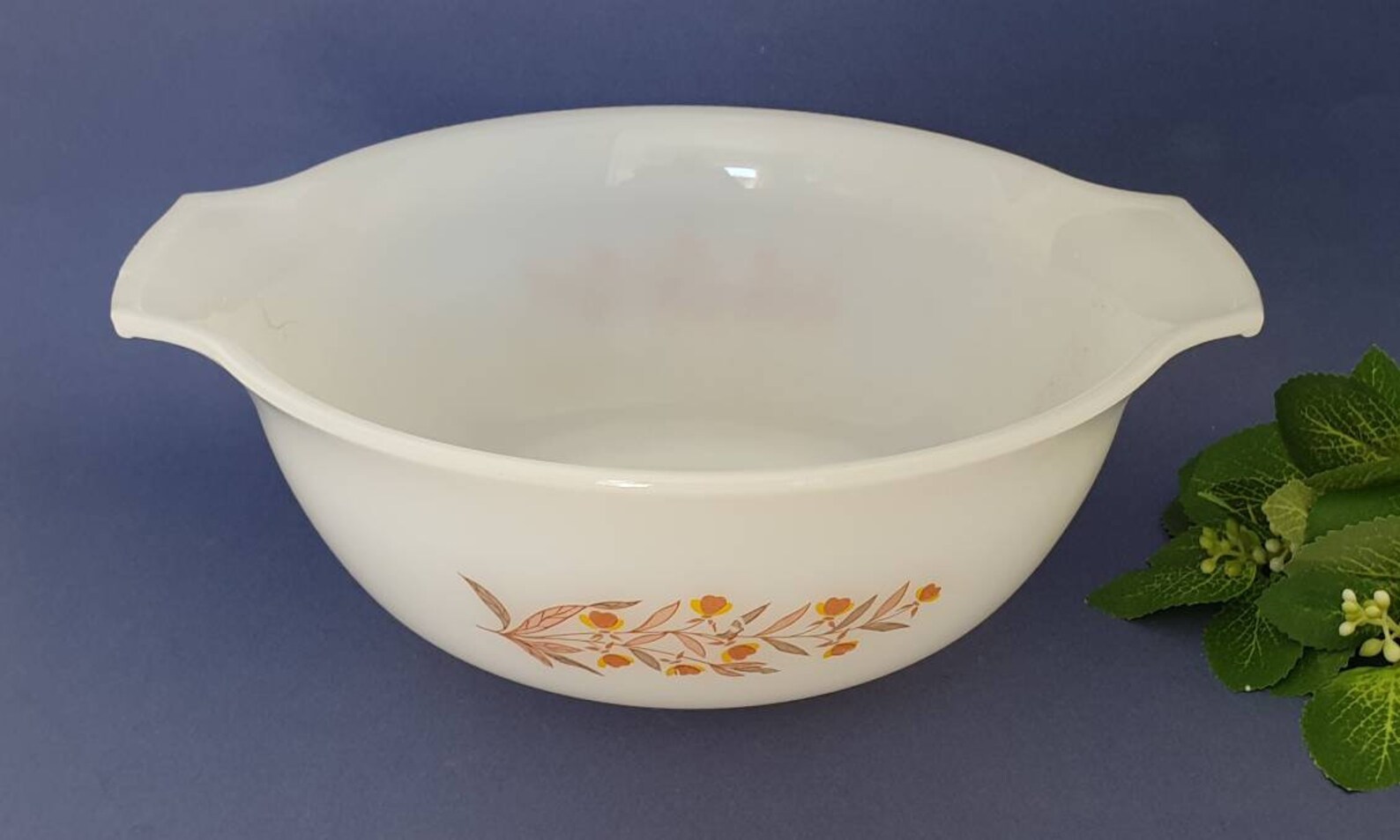Vintage Glasbake USA Hard to Find Hall China Autumn Leaf Etsy