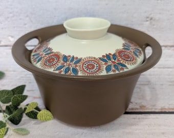 Vintage Figgjo Flameware Tor Viking Skillet- Mid Century Norwegian